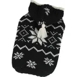 Svetr Norsko s kapucí - černá varianta XL