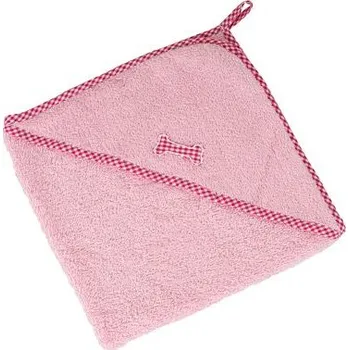 Kosmetika pro psa Froté osuška 100x100 cm - růžová