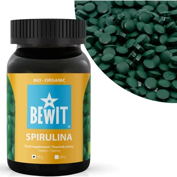 Přírodní produkt BEWIT Spirulina - tablety, BIO - 130 g
