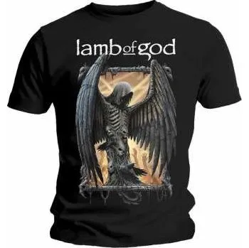 Pánská móda Merch Lamb Of God: Tričko Winged Death XL