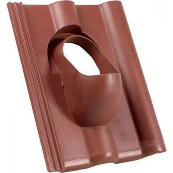 betonová krytina Bramac průchozí taška Classic 125 cihlově červený