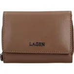 Dámská světle hnědá kožená peněženka od firmy LAGEN (Dámská kožená peněženka LAGEN)