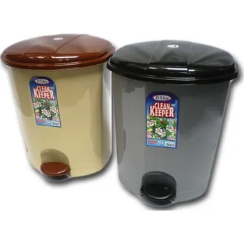 Odpadkový koš koš odp. 5l (vnit.objem 3,3l) CLEAN KEEPER pedál.