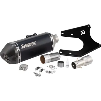 Výfuk pro motocykl Akrapovic Výfuk Akrapovič "Black Edition" Slip-On Line, Vespa Primavera / ​Sprint 125, ​150ccm i.e. 3V Euro5 AKRAPO70