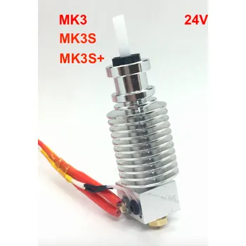 Příslušenství k 3D tiskárně 3D tisková hlava pro Prusa řady MK3, tryska 0.4mm, 24V, 1,75mm, sestavený hotend E3D