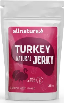 Sušené maso Allnature Turkey Natural Jerky 100 g