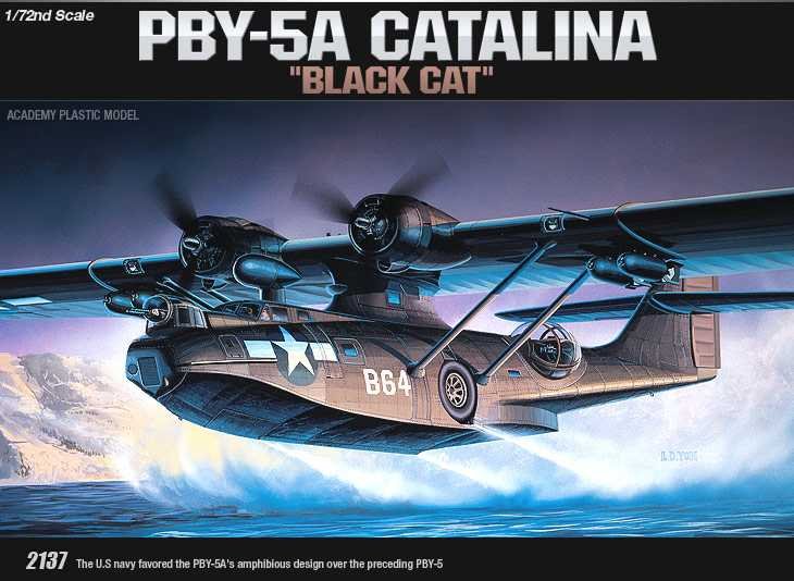 PBY-5A Catalina Black Cat 1/72 Academy 12487