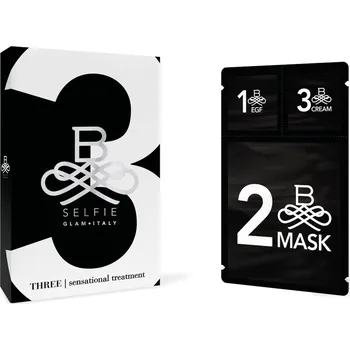 Pleťové sérum B-selfie B-Selfie THREE - 3 v 1 maska+mini sérum + mini krém - 5 ks CP-SMT103