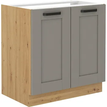 Kuchyňská linka Spodní skříňka pod dřez LUNA artisan/claygrey MDF 80 ZL 2F BB