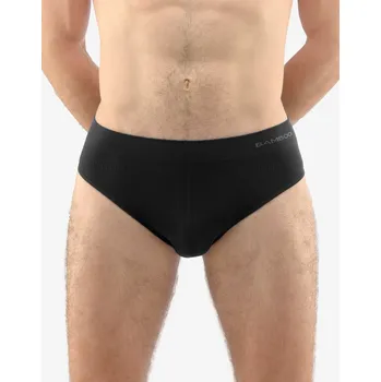 Slipy Pánské slipy Eco bamboo se širším bokem 51004P černé vel.XL/XXL- Gina