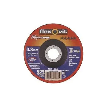 Pilový kotouč Saint-Gobain 125x0,8x22 ocel/nerez A60V-BF42 MegaLine