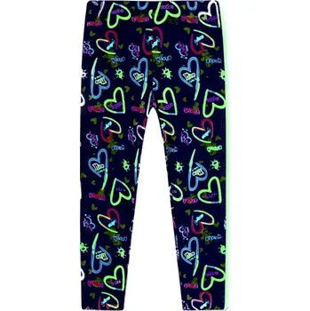 Dívčí legíny DÍVČÍ BAREVNÉ LEGÍNY Velikost: 98, Barva: Černá