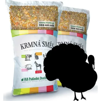 Krmivo pro hospodářské zvíře Krmná směs pro krůty KR3 Plus - granule
