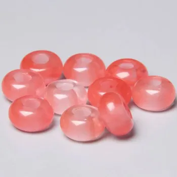 Přívěsek Šperky4U Navlékací korálek Rondelle Watermelone stone - RD1010