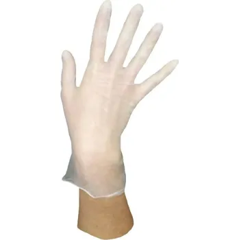 Vyšetřovací rukavice rukavice 100ks VINYL - L-bez pudru, jednor.