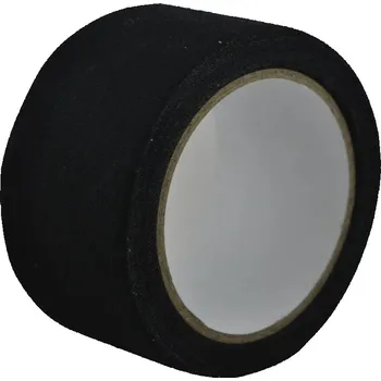 Lepicí páska Páska kobercová, textilní, 50 mm x 10 m, černá