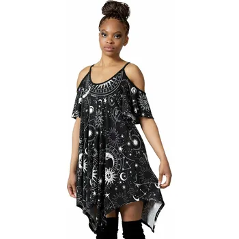 Dámské noční prádlo pyžamo dámské (noční košile) KILLSTAR - Zodiac - Black