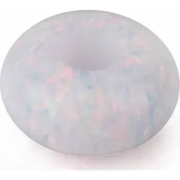 Přívěsek Šperky4U Navlékací korálek Rondelle Opál - RD-OP17