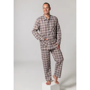 LUIZ Pánské pyžamo na knoflíky -Bavlna- Karel 52 Velikost: 48