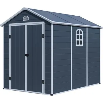 Zahradní stavba Zahradní domek G21 Boston 670 - 241 x 278 cm, plastový, šedý