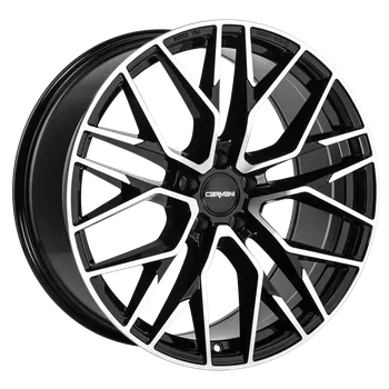 Alu kolo Alu disk CARMANI 20 Ludwig 7.5x17, 5x108, 63.4, ET45 black polish