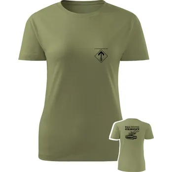 Dámské tričko 251. protiletadlový raketový oddíl - 2K12 KUB - olivová