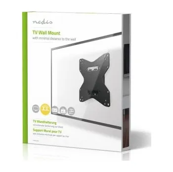 Televizní držák Nástěnný TV Držák Fixní | 26-42 " | Maximální podporovaná hmotnost obrazovky: 40 kg | Minimální vzdálenost od stěny: 20 mm | Ocel