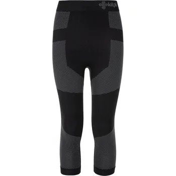 KILPI NIEL-JB ČERNÁ dětské funkční termoprádlo, termo leginy, kalhoty Velikost: 7