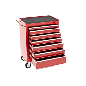 Skříň na nářadí pojízdná profi (Profesionální montážní vozík z ocelového plechu, 7 uzamykatelných zásuvek, 4 kolečka, speciální odolná povrchová úprava.)