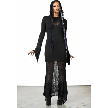 Dámské šaty šaty dámské KILLSTAR - Besome Maxi - Black - XXL