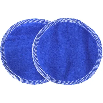 Těhotenské spodní prádlo Breberky BIO Vložky do podprsenky - Modrá mořská (bambusové froté)