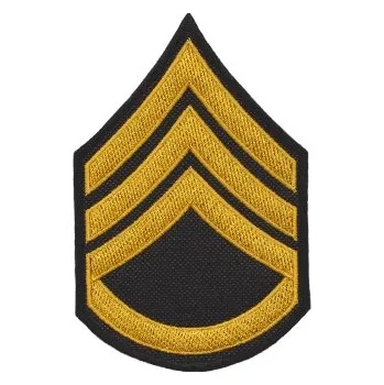 Nášivka NAVYS Nášivka hodnost US Staff Sergeant - štábní seržant - barevná E-28