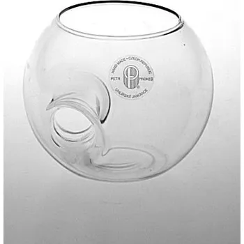 Sklenice Sklenka prsty, moderní sklenička (Moderní vázička čirá)