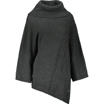 Dámský svetr Dámský svetr KIXMI OBELIA TMAVĚ ŠEDÝ MELÍR M