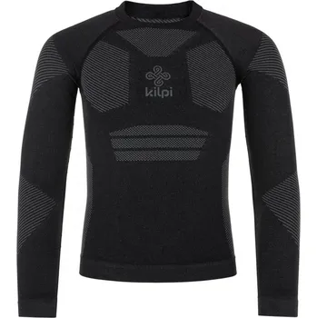 Dětské termoprádlo KILPI NATHAN-JB ČERNÁ dětské funkční termoprádlo, termo triko Velikost: 10