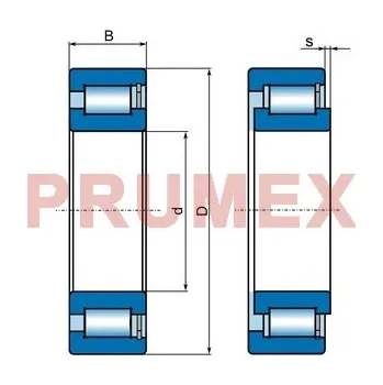 ZKL NSF 2964 CV válečkové ložisko