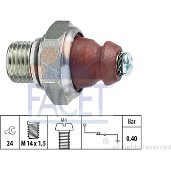 Čidlo automobilu Spínač kontroly tlaku oleje MERCEDES BENZ G W460, 100 , T1 (MERCEDES-BENZ 0045425917)