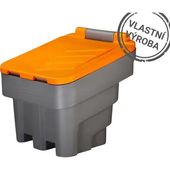 Sud Nádoba na zimní posyp ARROW 200-400 l - 200 l šedá + oranžová