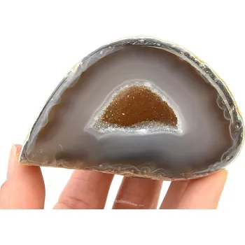 Přírodní kámen Achát geoda s dutinou 225 g