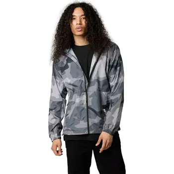 Cyklistická bunda Fox Geology Camo Windbreaker black camor XL