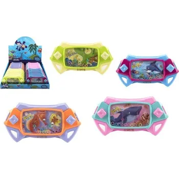 Hračka Vodní hra mořský svět plast hlavolam 17cm 4 barvy