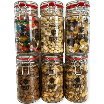Nutworld.cz Výběr z ořechů a ovoce - sada 6 sklenic 400g
