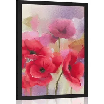 Plakát Dovido Plakát nádherné kreslené máky