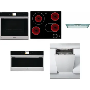 Set domácích spotřebičů WHIRLPOOL W9 OP2 4S2 H + WHIRLPOOL AKT 8190/BA + WHIRLPOOL AKR 650/1 IX + WHIRLPOOL W9 MD260 IXL + WHIRLPOOL WSIC 3M27 C