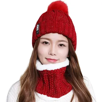 Čepice Čepice a nákrčník ZA 21527 Bordová