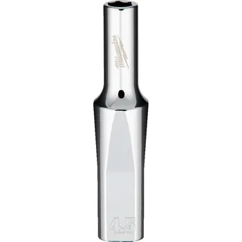 Klíč MILWAUKEE 1/4" Chromovaný prodloužený nástrčný klíč metrický 4.5 mm