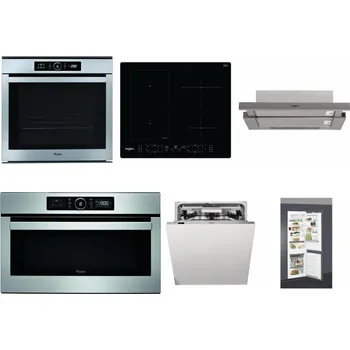 Set domácích spotřebičů WHIRLPOOL ABSOLUTE AKZM 8480 IX + WHIRLPOOL WL B8160 NE + WHIRLPOOL AKR 5390/1 IX + WHIRLPOOL ABSOLUTE AMW 730 IX + WHIRLPOOL WIO 3O540 PELG + WHIRLPOOL ART 66112