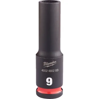 Gola hlavice MILWAUKEE Průmyslové hlavice Shockwave 3/8" HEX 9mm dlouhé