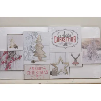 Vánoční dekorace Obraz na zavěšení 8 dílů (108446 *005 8194 s/8 obraz)