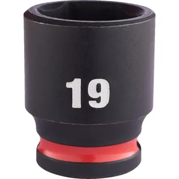 Gola hlavice MILWAUKEE Průmyslové hlavice Shockwave 3/8" HEX 19mm krátké